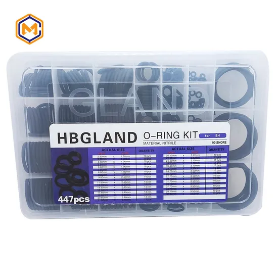 447PCS Oring Kit O Ring Box for Sh Repair Kit