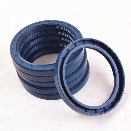 High-End Custom FKM NBR Buna Shore a 70 Blue Color Automotive Skeleton Double Lip Oil Seal Rotary Shaft Seals for Agricultural Machinery