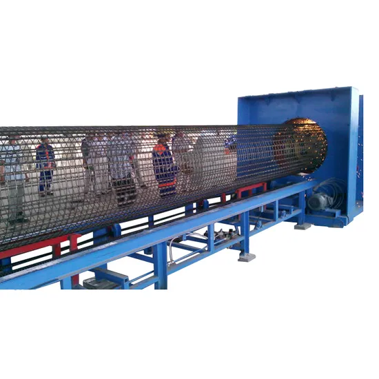 Automatic CNC Reinforce Concrete Spun Pile Cage Welding Machine