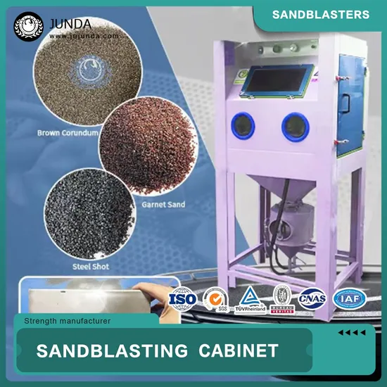 Factory Price CE Certificate Jd 9070nc Wet and Dry Industrial Automatic Wet Dust-Free Sandblast Cabinet Portable Sandblasting Equipment