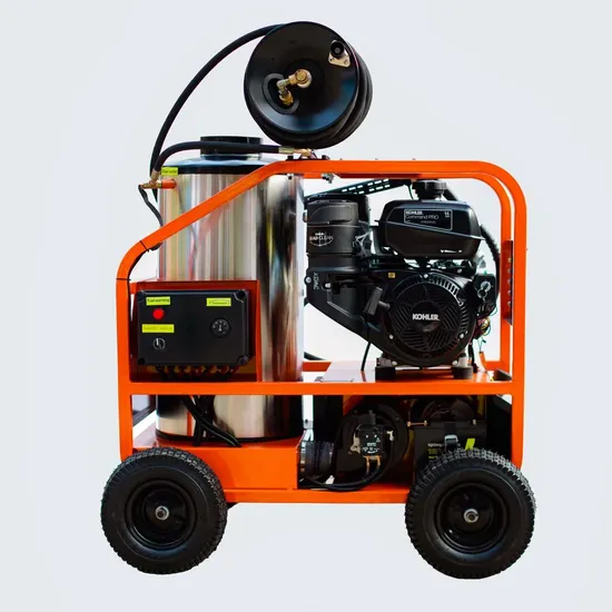 4000psi Gasoline Petrol Hot Water High Pressure Car Washer with Hose Reel