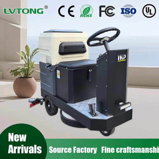 Lvtong Manufacturer Floor Scrubber Cleaning Machine Battery Operated