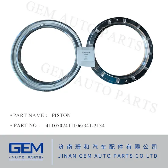 4110702411106 Piston 341-2134 for Lgmg Tonly Shacman Liugong Longking Shantui Construction Machine Weichai Engine Fast FC Transmission Gearbox Spare Parts