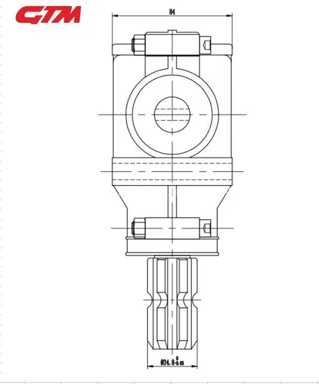 World-Class Fertilizer Spreader Gearbox -Gsspd-L