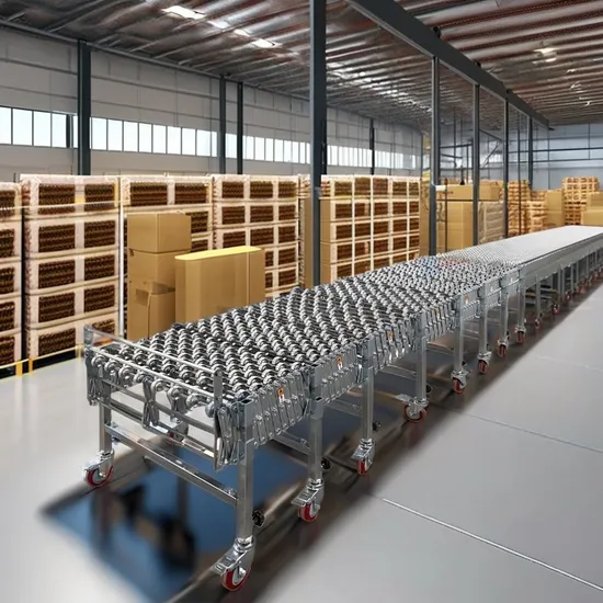Cheap Price New Truck Stretch Manual Extendable Roller Expandable Conveyor
