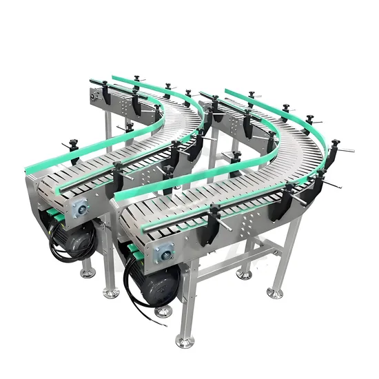 Bottle Stainless Steel 304 Flat Table Top Chain Conveyor System