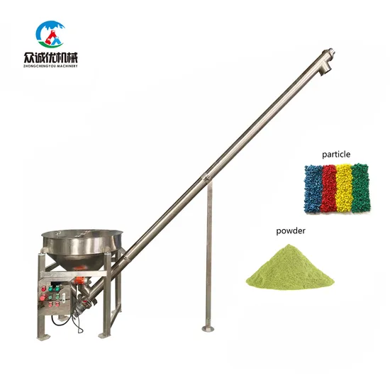 Stainless Steel Auger Screw Powder Feeder Auger Conveyor Machine