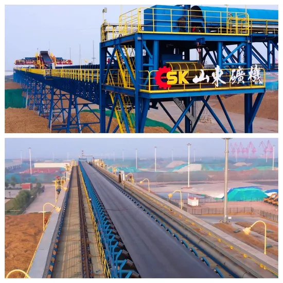 Industrial Mining Fixed Underground Telescopic Pipe Roller Belt Conveyor for Coal Steel Iron Metallurgy Port Terminal Power Cement Cocking Chemical Concrete