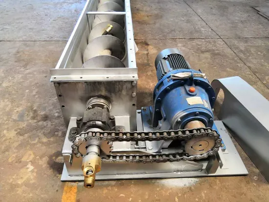 Water Cooling Jacketed Screw Conveyor for Slurry and Sand