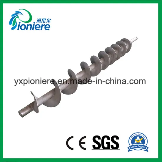 Stainless Steel Screw Auger for Screw Type Sludge Dewatering Machine Mds