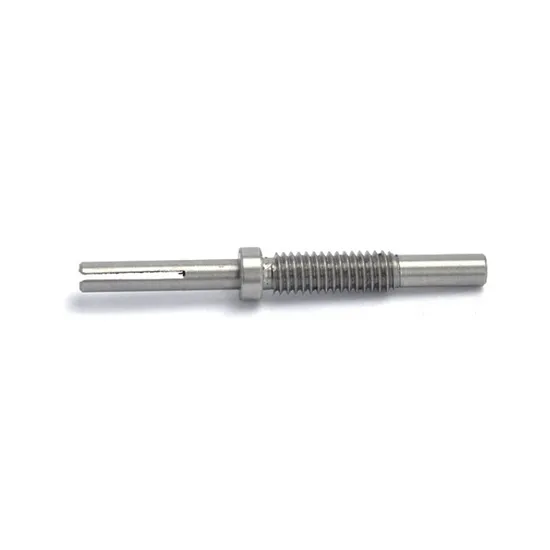 Highly Precision Custom CNC Transmission Machining Worm Gearbox Shaft