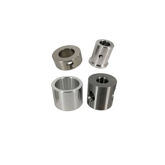 Customized Shaft Ring CNC Turning Parts Black Anodized Stainless Steel 4 mm Woodworking Drill Depth Stop Collars