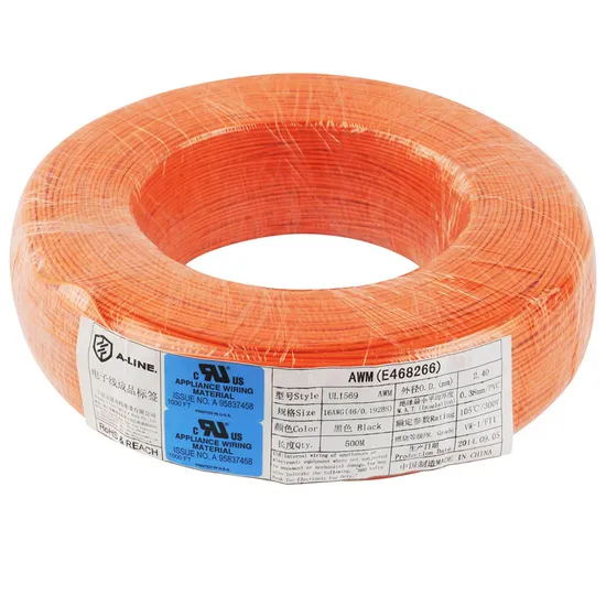 Factory Direct Price PVC Electrical Wire with UL Certification