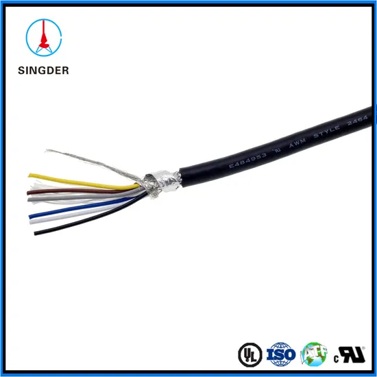 Awm 2464 Power Cable Copper Shielding PVC VW-1 Computer Cable China Factory