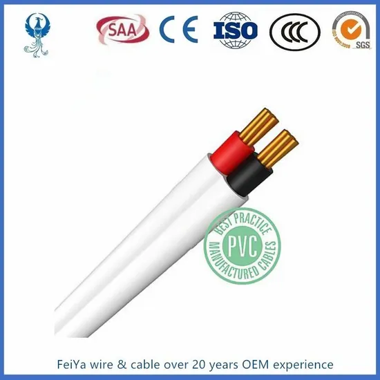 PVC Insulated Flat Twin 450/759V Electrical SAA Austalian Power Cable