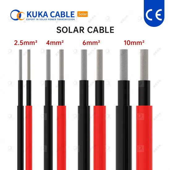 Flexible CE Solar Cable 6mm for DIY Solar Panel Installation