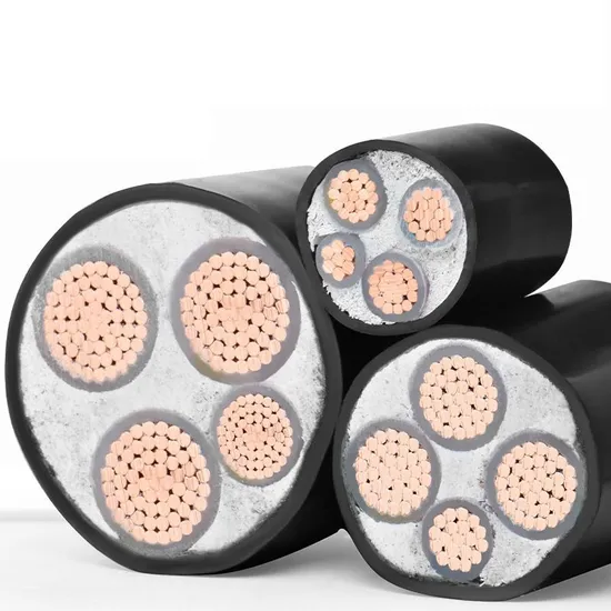 Three (3) Core X 100mm2+1g 50mm2 Power Cable LV Cu XLPE PVC 0.6/1kv Coupling 3X70+1X25 3X95+1X35 mm2 3X35 4X120 4X240 Electrical Cables