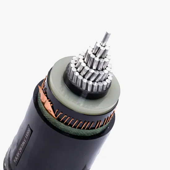 26/35kv 1mm2 PVC Jacket XLPE Insulated Single Core Aluminium Medium Voltage Cable