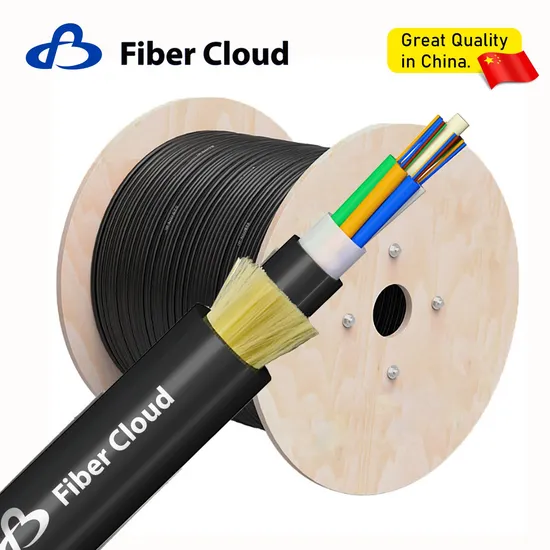 Double PE Jacket Self-Supporting Aerial Span 300m ADSS G652D Fiber Optic Cable