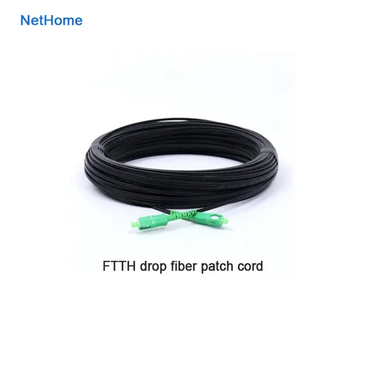 Sc APC- Sc Upc 50/100/200m FTTH Fiber Optic Drop Patch Cord
