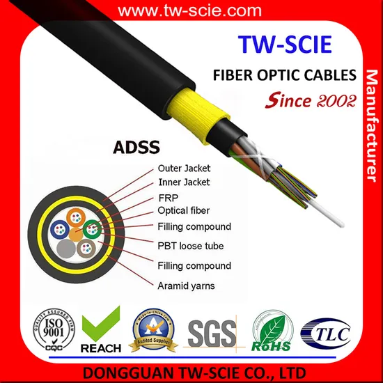 ADSS All Dielectic Self Supported Fiber Optic Cable-G