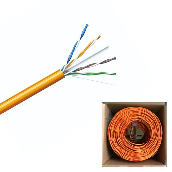Indoor 23AWG 0.53mm 0.55mm 0.57mmbc Solid Bare Copper CAT6 UTP Cable