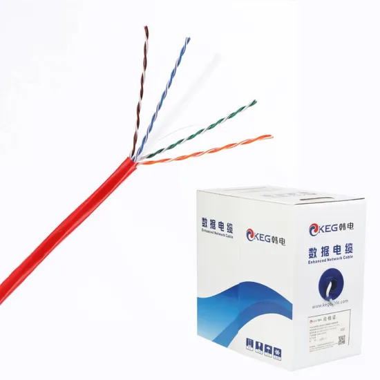 ETL Certificated 23AWG 305m Roll Pure Copper Cat 6 LAN Cable CAT6 UTP Cable with Cheap Price