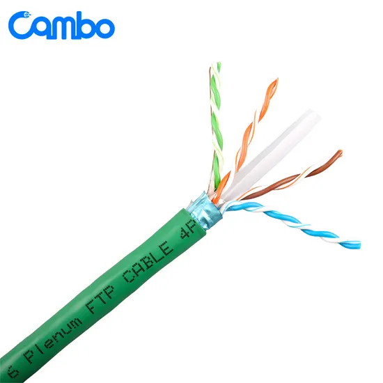 FTP CAT6 Cable Factory Pure Copper Manufacturer Wholesale Price Specialize in FTP Category6 Cable 23AWG 0.56mm 0.52mm 0.48mm LAN Ethernet Internet Networkcable