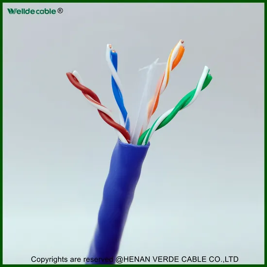 4pair Twisted Pair AWG23 Cable Network Data Communication Cables UTP CAT6A CAT6
