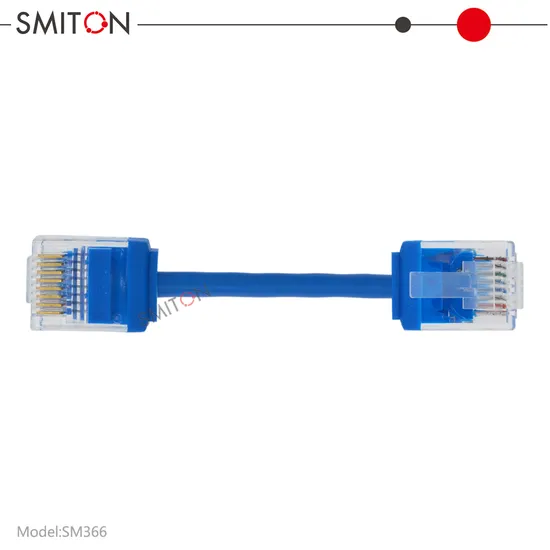Cat 6A UTP 28 AWG 30AWG Slim Patch Cord 1m 5m Super Thin CAT6 Patch Cable