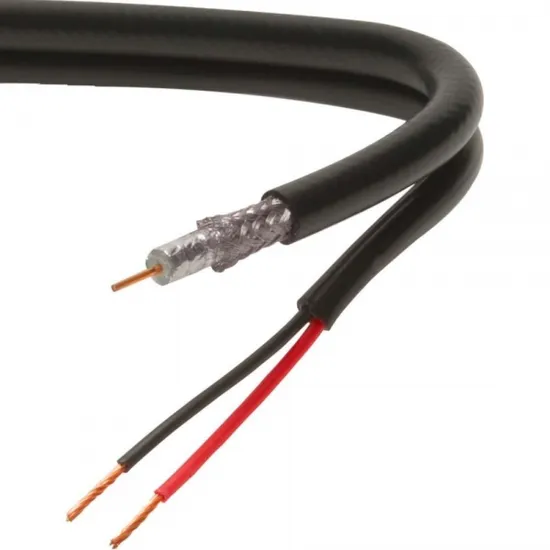 High Performance Coaxial Cable Rg59 with Power Cable for Surveillance Camera Security Cable