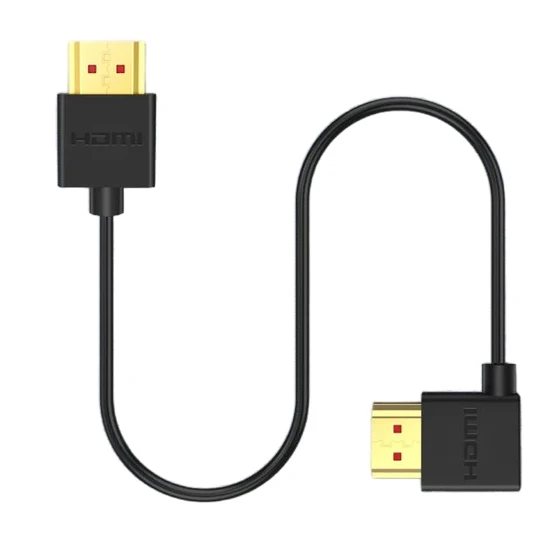 Premium 8K HDMI 2.1 Right Angle Cable for Clear Video 8K HDMI 2.1 Angled Cable for Home Theater