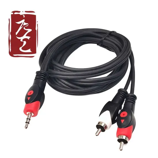 Factory Direct AV Audio RCA Cable 3r-3r Fish Eye Male to Male with CE RoHS Approved