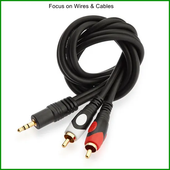 PVC Insulated Oxygen Free Copper Conductor Audio Connector Speaker Cable