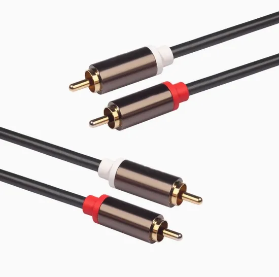 Media Cable for 2-to-2 TV, CD, Set-Top Box, Audio Amplifier, Connection Head, Universal Cable