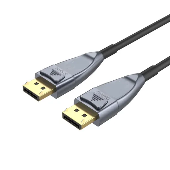 8K 60Hz, 4K 144Hz, 1440p 240Hz Fiber Optic Displayport 1.4 Cable