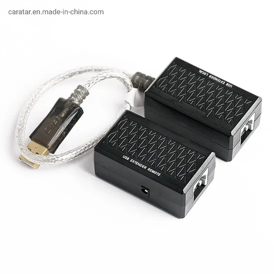 USB Extension Adapter USB to RJ45 Extender Over Cat5 Cat5e Ethernet Cable Set Connection up to 200FT
