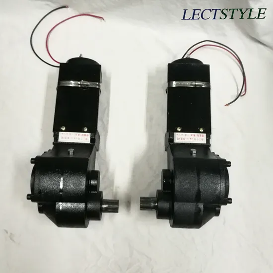 24V 450W 2rpm Electric Environmental Cover Tarp Gear Motor on Agricultural Cart or Dump Truck