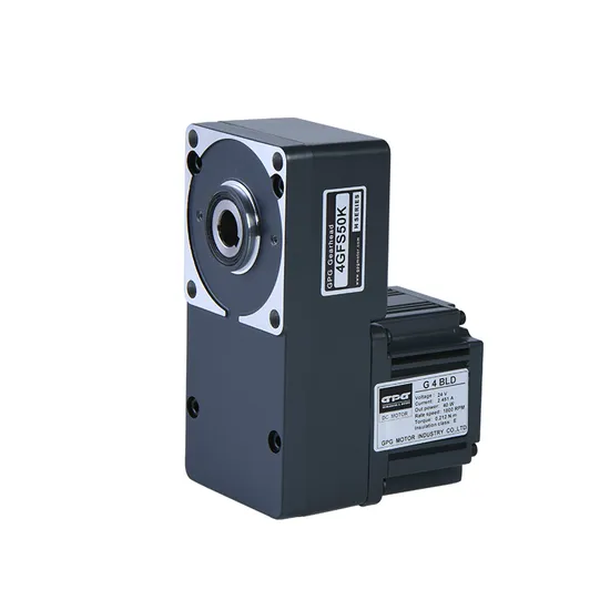 L Type Hollow Shaft DC Brushless Gear Reduction Barrier Gate Motor