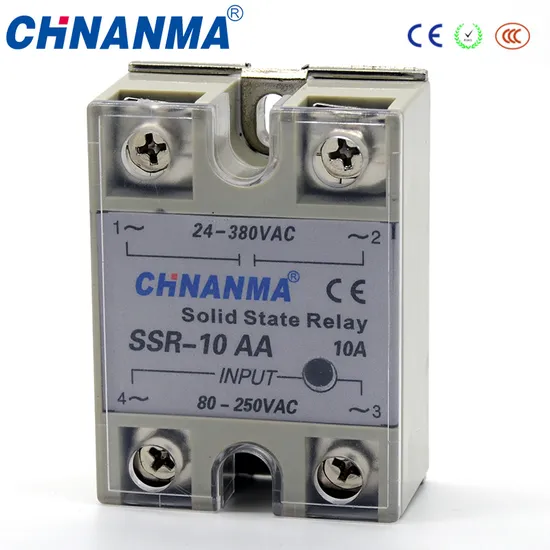 DC Control AC Heat Sink 220V Relay to 3-32VDC SSR Relay-25da 40da Plastic Cover Solid State Relay SSR