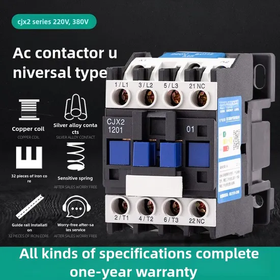 380V Household AC Contactor Cjx2-6511 Electrical Contactor