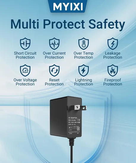 2025 New GaN 12V 1.5A Power Adapter AC DC Type a Type B PSE Power Adaptor Custom OEM Factory Direct for United States Japan Telecom Medical Open Frame