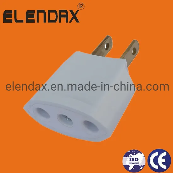 6A Regular Adapter 250V (ROUND TO FLAT PIN) (AP6032)