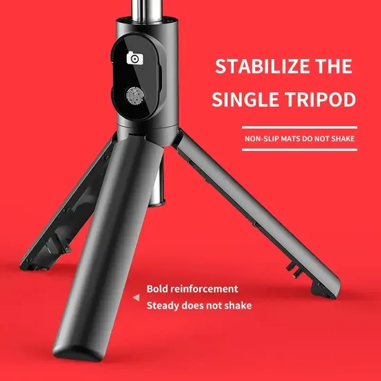 Ring Light Selfie Stick Tripod with Wireless Remote Control and Lights