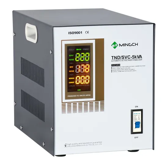 Mingch Single Phase 220V Servo Type Tnd/SVC 5000va Voltage Stabilizer