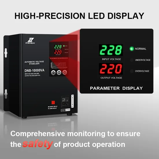 Power Single Phase Automatic Voltage Regulator Stabilizers AC Home Use Relay Type