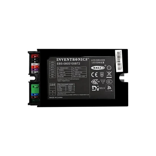 Ebs-080sxxxbt2 Inventronics 80W IP20 Class II I Isolated Dali-2 D4I Dali Dimmable LED Drive LED Power Supply
