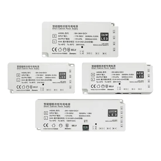 Versatile 12V/24V Power Supply for Stylish Cabinet Lighting