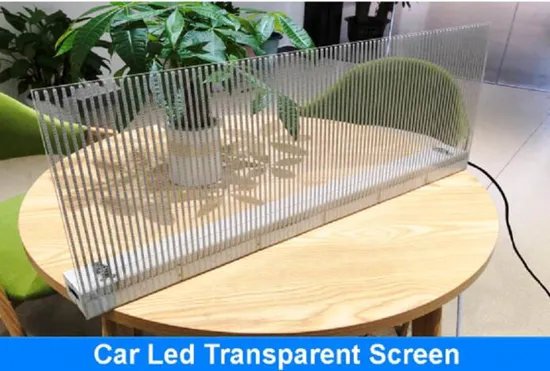 High-Tech Adjustable LED Car Sign Professional Transparent Display