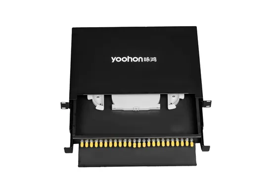 Fiber Optic Patch Panel ODF 24 Port Outdoor Termination Box Drawer